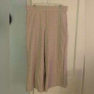 Jones & Co Jones New York Crop Wide Leg High Rise Ponte Pants Size L